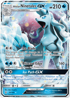 Alolan Ninetales-GX Guardians Rising #22