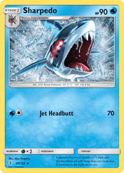 Sharpedo Guardians Rising #28