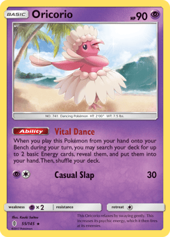 Oricorio Guardians Rising #55