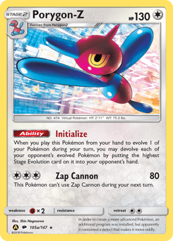 Porygon-Z Burning Shadows #105a