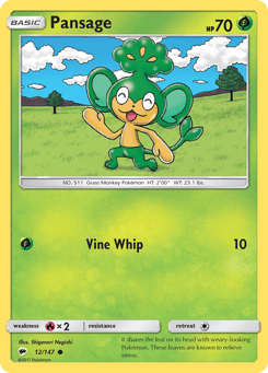 Pansage Burning Shadows #12