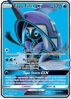 Tapu Fini-GX Burning Shadows #133