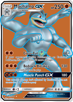 Machamp-GX Burning Shadows #135