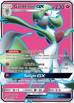 Gardevoir-GX Burning Shadows #140