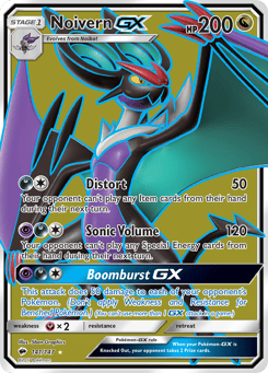 Noivern-GX Burning Shadows #141