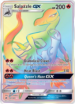 Salazzle-GX Burning Shadows #151