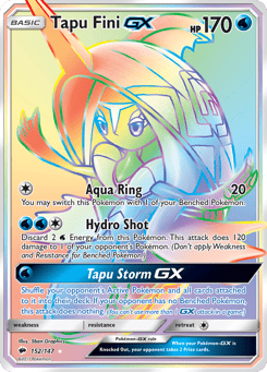 Tapu Fini-GX Burning Shadows #152