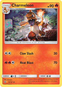 Charmeleon Burning Shadows #19