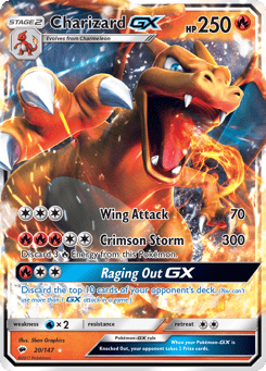 Charizard-GX Burning Shadows #20