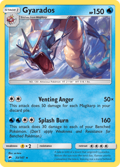 Gyarados Burning Shadows #33