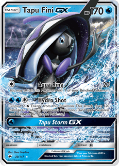 Tapu Fini-GX Burning Shadows #39