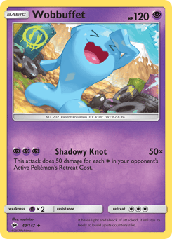 Wobbuffet Burning Shadows #49
