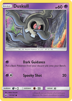 Duskull Burning Shadows #51