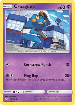 Croagunk Burning Shadows #54