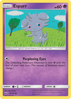 Espurr Burning Shadows #59