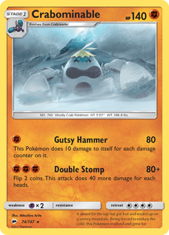 Crabominable Burning Shadows #74