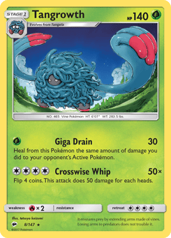 Tangrowth Burning Shadows #8