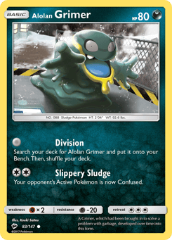 Alolan Grimer Burning Shadows #83