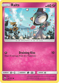 Ralts Burning Shadows #91