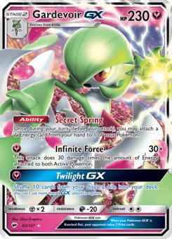 Gardevoir-GX Burning Shadows #93