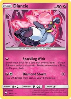 Diancie Burning Shadows #94