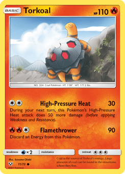 Torkoal Shining Legends #11