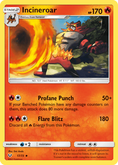 Incineroar Shining Legends #17