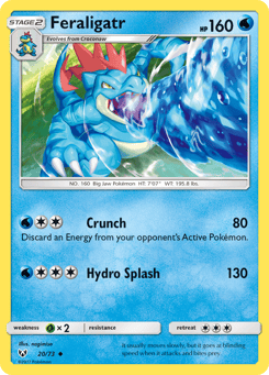 Feraligatr Shining Legends #20