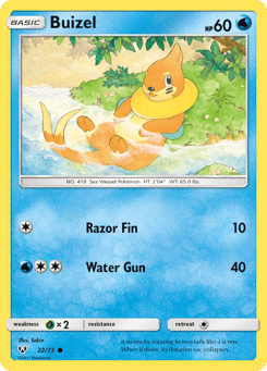 Buizel Shining Legends #22