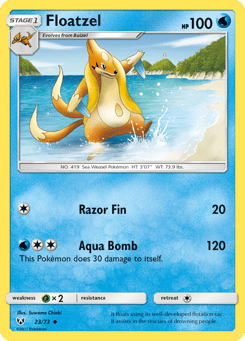 Floatzel Shining Legends #23