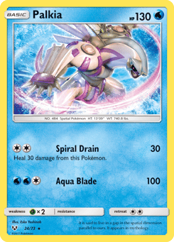 Palkia Shining Legends #24
