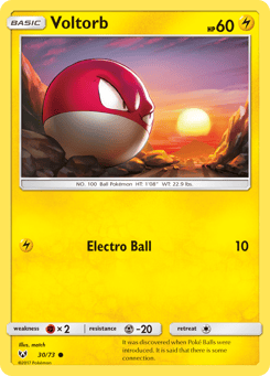 Voltorb Shining Legends #30