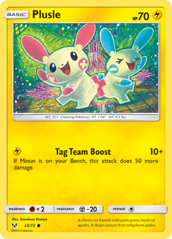 Plusle Shining Legends #33