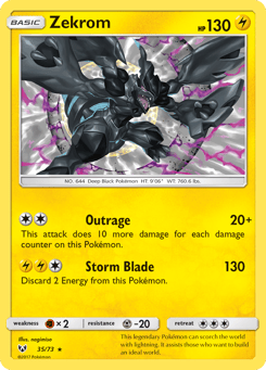Zekrom Shining Legends #35