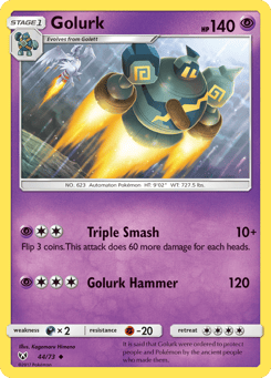 Golurk Shining Legends #44