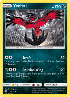 Yveltal Shining Legends #54
