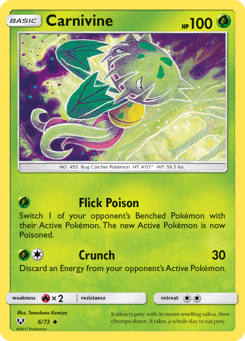 Carnivine Shining Legends #6