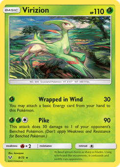Virizion Shining Legends #8