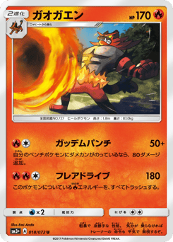 Japanese Incineroar (ガオガエン)