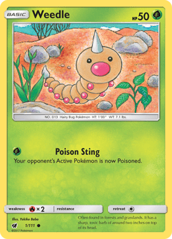 Weedle Crimson Invasion #1