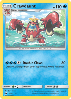 Crawdaunt Crimson Invasion #25