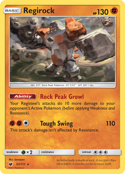 Regirock Crimson Invasion #53