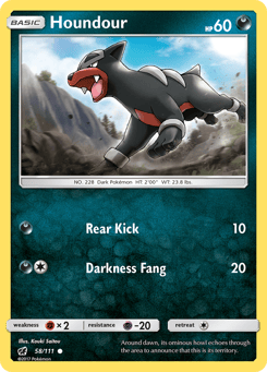 Houndour Crimson Invasion #58