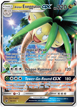 Alolan Exeggutor-GX Crimson Invasion #74