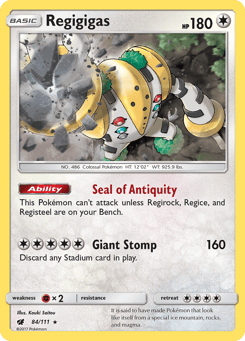 Regigigas Crimson Invasion #84