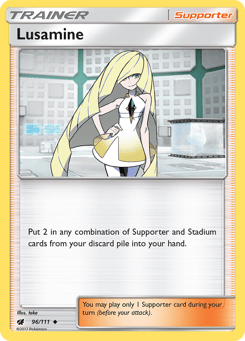 Lusamine Crimson Invasion #96