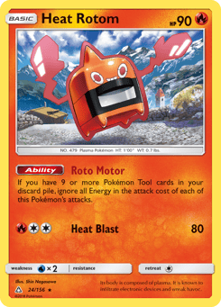 Heat Rotom Ultra Prism #24