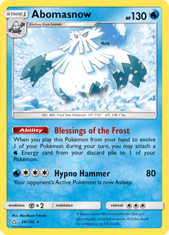 Abomasnow Ultra Prism #38