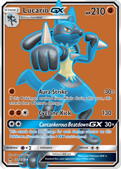 Lucario-GX Forbidden Light #122