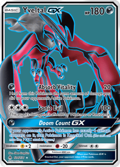 Yveltal-GX Forbidden Light #124